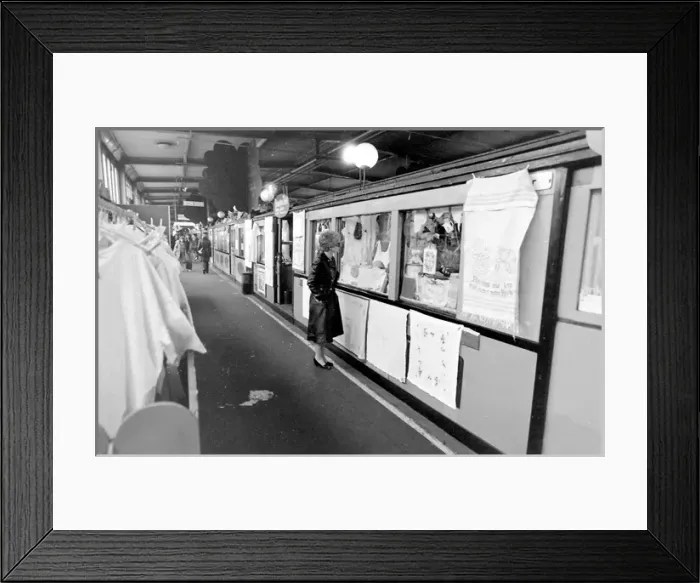 Framed Print : Row of shabby shops, East Berlin, Germany Framed Print : Row of shabby shops, East Berlin, Germany
