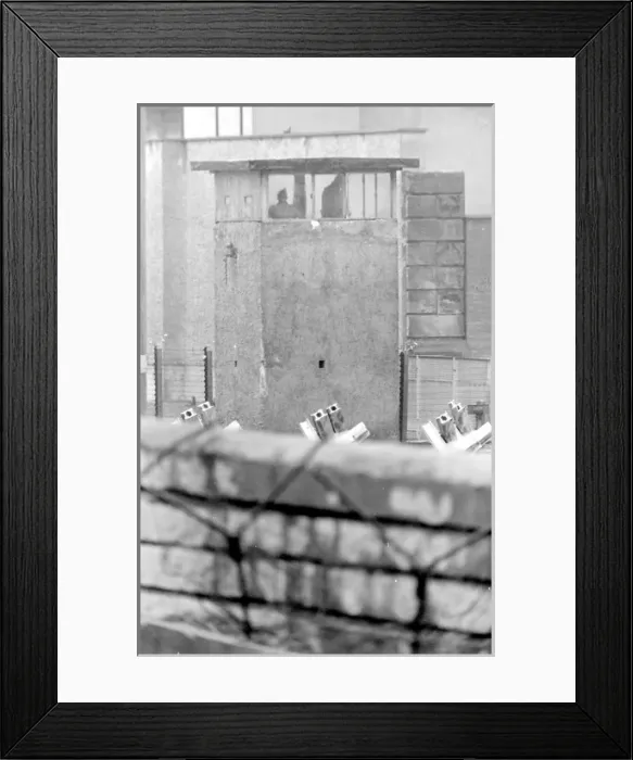 Framed Print : Observation post near Berlin Wall, Berlin, Germany Framed Print : Observation post near Berlin Wall, Berlin, Germany