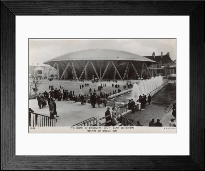 Framed Print : Dome of Discovery - Festival of Britain - South Bank, London Framed Print : Dome of Discovery - Festival of Britain - South Bank, London