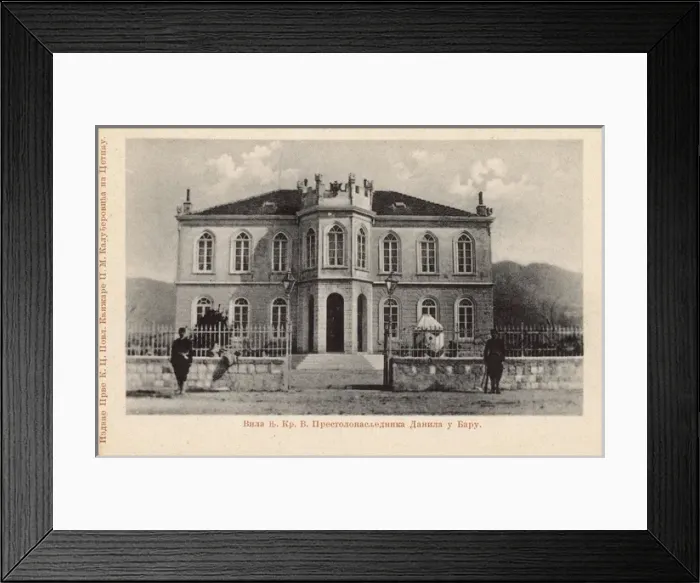 Framed Print : The Villa of Crown Prince Danilo, Bar, Cetinje, Montenegro Framed Print : The Villa of Crown Prince Danilo, Bar, Cetinje, Montenegro