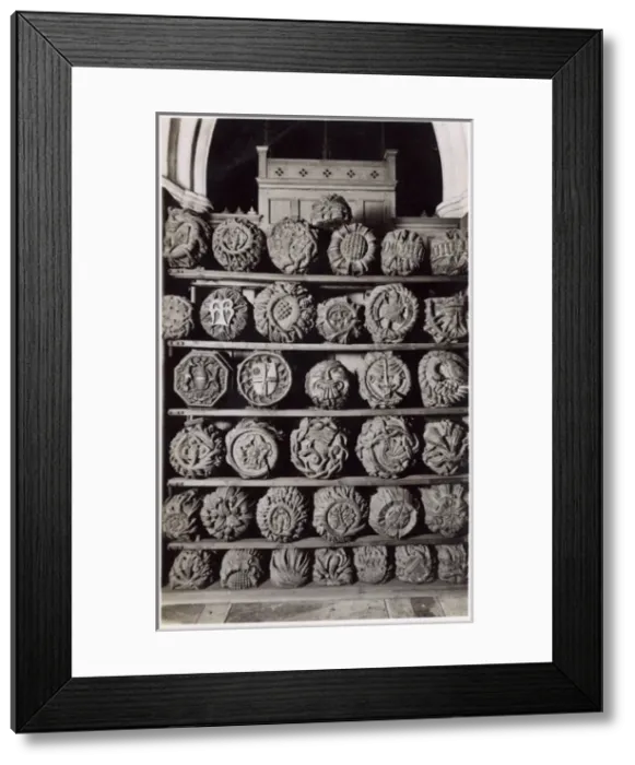 Framed Print : The Bosses of Southwark Cathedral, London Framed Print : The Bosses of Southwark Cathedral, London