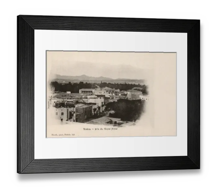 Framed Print : Algeria, Biskra - Scene close to the Royal Hotel Framed Print : Algeria, Biskra - Scene close to the Royal Hotel