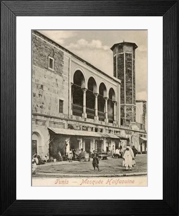 Framed Print : Tunis, Tunisia - Saheb Ettabaa Mosque Framed Print : Tunis, Tunisia - Saheb Ettabaa Mosque