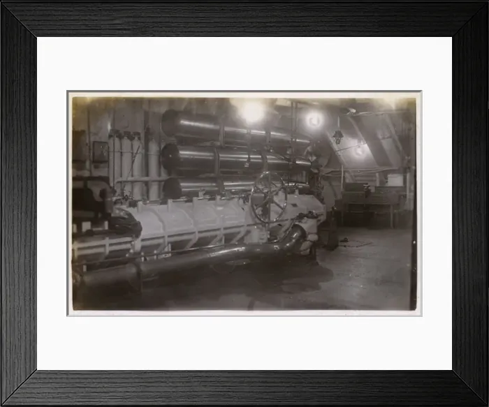 Framed Print : HMS Marlborough - Torpedo Room in the hawl of the ship Framed Print : HMS Marlborough - Torpedo Room in the hawl of the ship