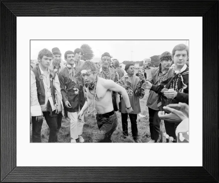Framed Print : Flower Power and Hippies at Woburn Park Framed Print : Flower Power and Hippies at Woburn Park