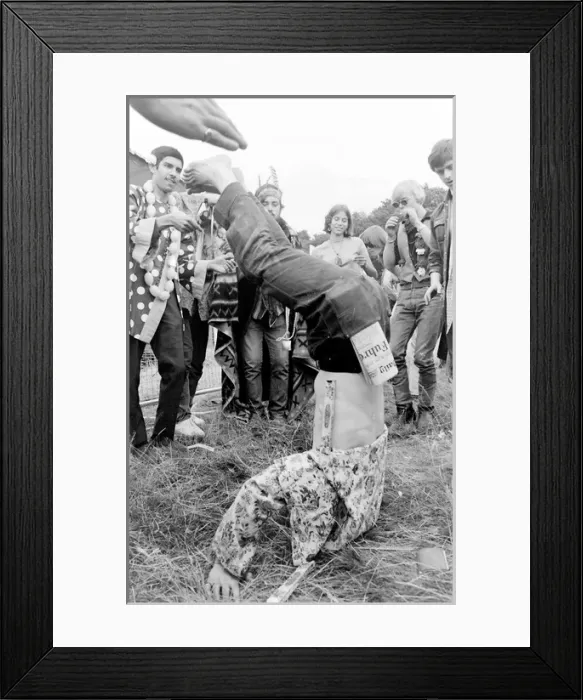 Framed Print : Flower Power and Hippies at Woburn Park Framed Print : Flower Power and Hippies at Woburn Park