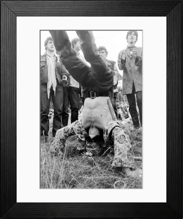 Framed Print : Flower Power and Hippies at Woburn Park Framed Print : Flower Power and Hippies at Woburn Park