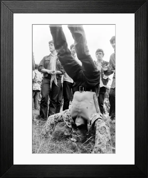 Framed Print : Flower Power and Hippies at Woburn Park Framed Print : Flower Power and Hippies at Woburn Park