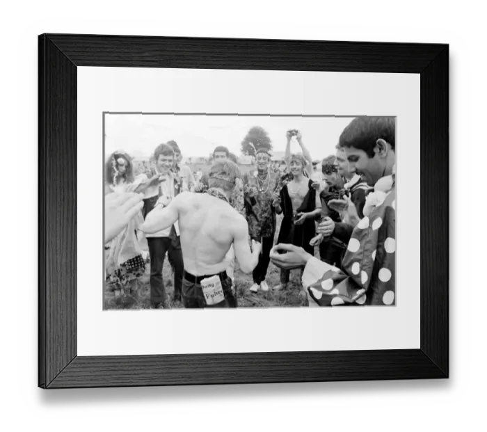 Framed Print : Flower Power and Hippies at Woburn Park Framed Print : Flower Power and Hippies at Woburn Park