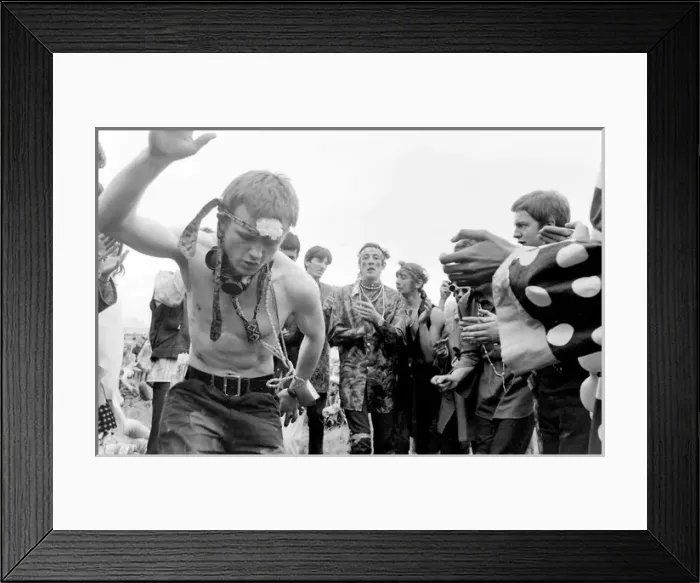 Framed Print : Flower Power and Hippies at Woburn Park Framed Print : Flower Power and Hippies at Woburn Park