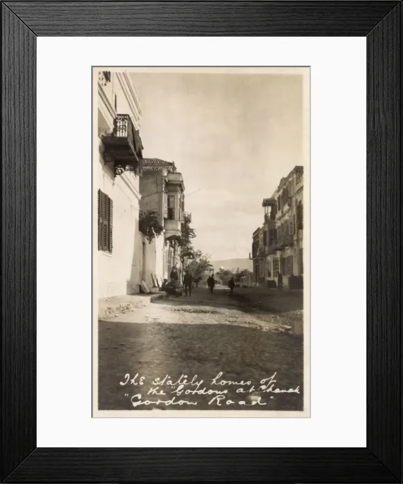 Framed Print : Canakkale, Turkey - Homes of the Gordons on Gordon Road Framed Print : Canakkale, Turkey - Homes of the Gordons on Gordon Road