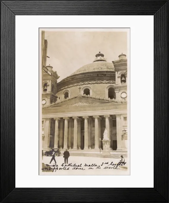 Framed Print : Mosta, Malta - The Church of the Assumption of Our Lady Framed Print : Mosta, Malta - The Church of the Assumption of Our Lady