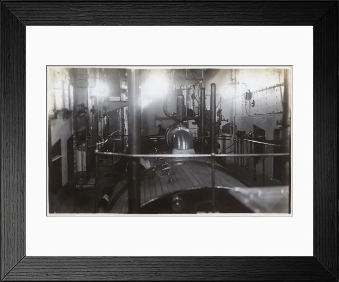 Framed Print : HMS Marlborough - Part of the Central engine room Framed Print : HMS Marlborough - Part of the Central engine room