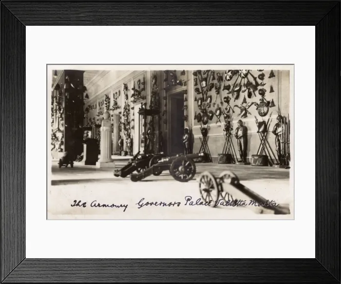 Framed Print : Valletta, Malta - The Armoury - Governors Palace Framed Print : Valletta, Malta - The Armoury - Governors Palace