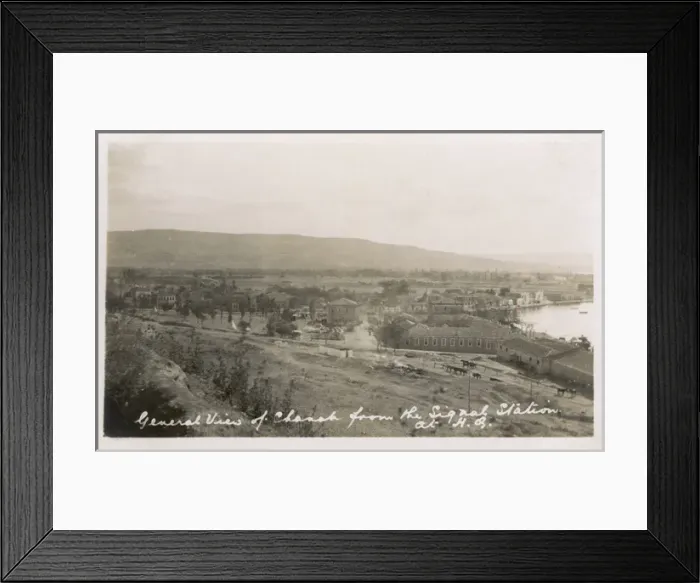 Framed Print : Canakkale, Turkey - General View from the Signal Station Framed Print : Canakkale, Turkey - General View from the Signal Station