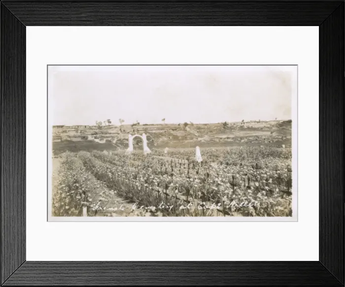Framed Print : The French Cemetery at Cape Helles, Dardanelles Framed Print : The French Cemetery at Cape Helles, Dardanelles