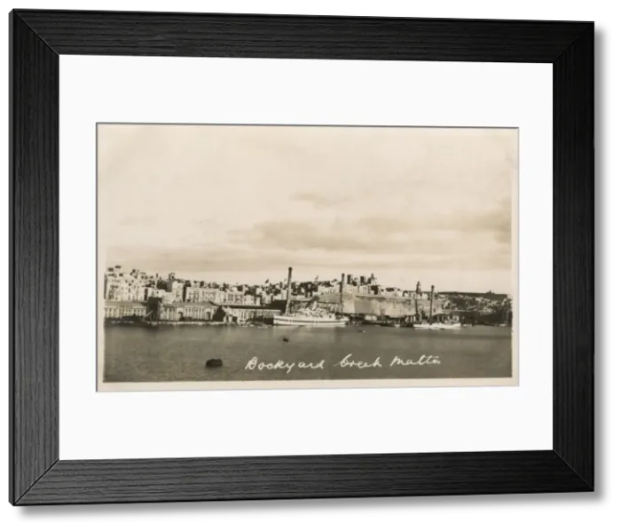 Framed Print : Valletta, Malta - Dockyard Creek Framed Print : Valletta, Malta - Dockyard Creek