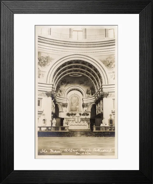 Framed Print : Mosta, Malta - The Church of the Assumption of Our Lady Framed Print : Mosta, Malta - The Church of the Assumption of Our Lady
