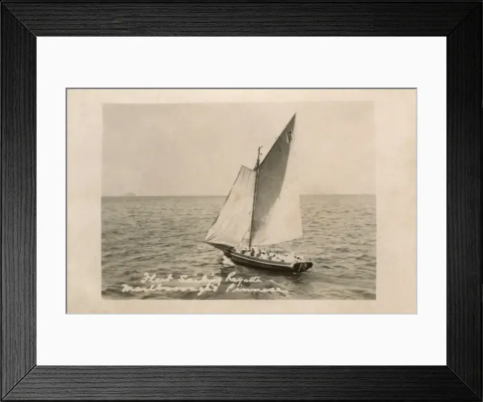 Framed Print : British Mediterranean Fleet Sailing Regatta Framed Print : British Mediterranean Fleet Sailing Regatta