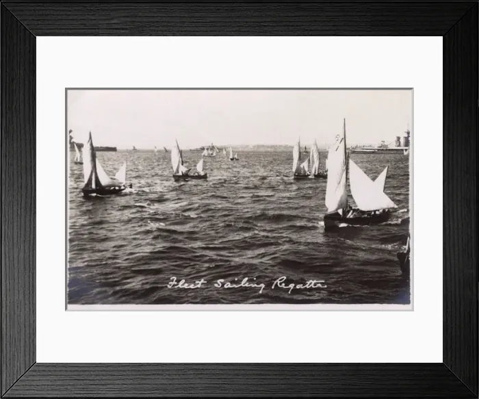 Framed Print : British Mediterranean Fleet Sailing Regatta Framed Print : British Mediterranean Fleet Sailing Regatta