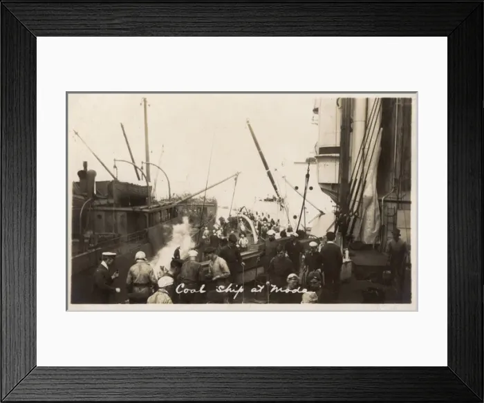 Framed Print : Coal Ship - HMS Marlborough - Moda, Sea of Marmara, Turkey Framed Print : Coal Ship - HMS Marlborough - Moda, Sea of Marmara, Turkey