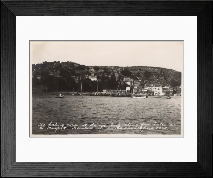 Framed Print : The fishing area at Beykoz - nets hung from poles Framed Print : The fishing area at Beykoz - nets hung from poles