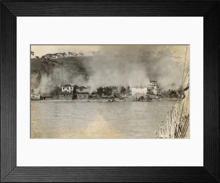 Framed Print : Fire in the outskirts of Izmir, Turkey Framed Print : Fire in the outskirts of Izmir, Turkey