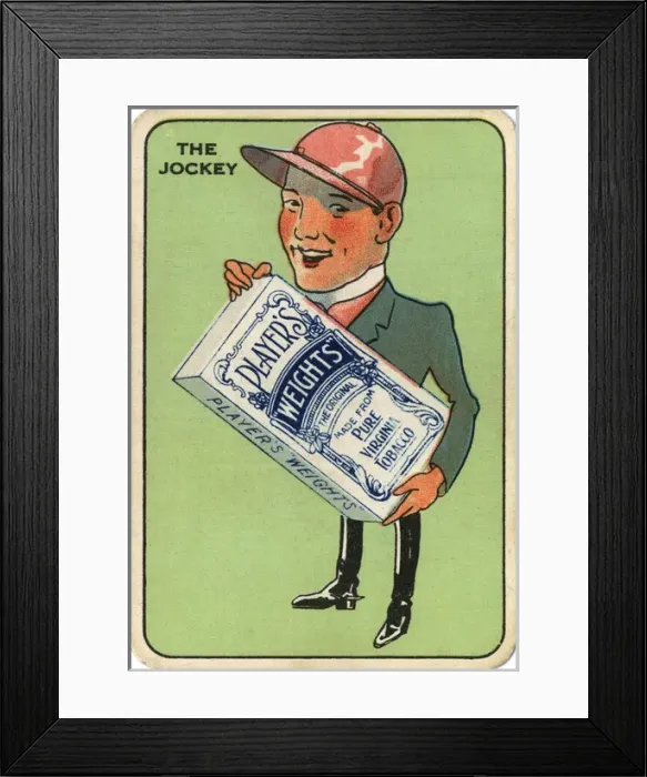 Framed Print : Players Navy Cut Snap Game - The Jockey Framed Print : Players Navy Cut Snap Game - The Jockey