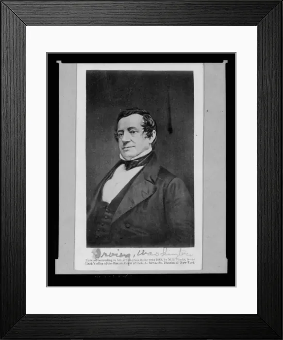 Framed Print : Irving Washington
