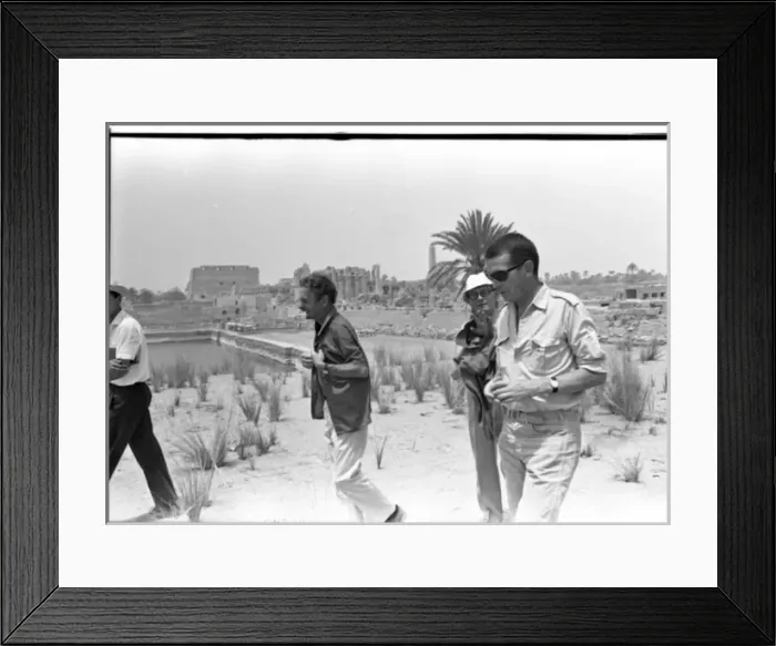 Framed Print : Building of the Aswan Dam, Egypt Framed Print : Building of the Aswan Dam, Egypt