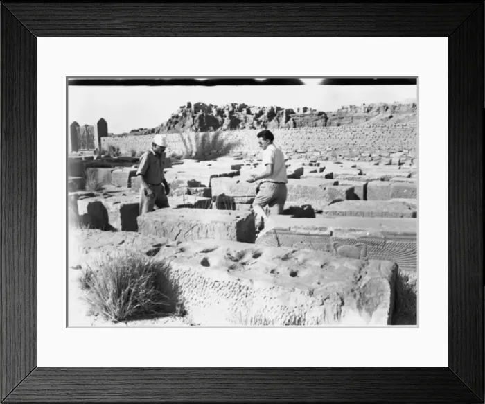 Framed Print : Building of the Aswan Dam, Egypt Framed Print : Building of the Aswan Dam, Egypt