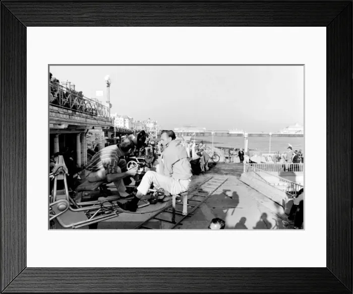 Framed Print : Filming of Half a Sixpence, Eastbourne, Sussex Framed Print : Filming of Half a Sixpence, Eastbourne, Sussex