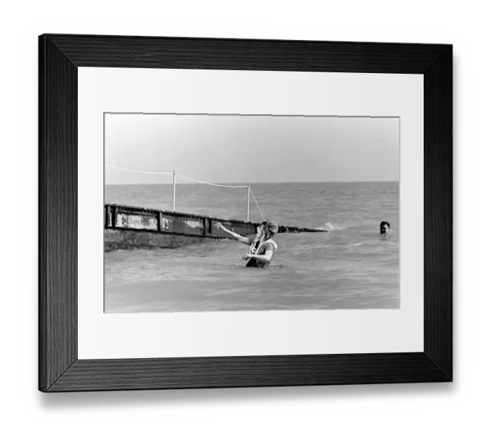Framed Print : Filming of Half a Sixpence, Eastbourne, Sussex Framed Print : Filming of Half a Sixpence, Eastbourne, Sussex