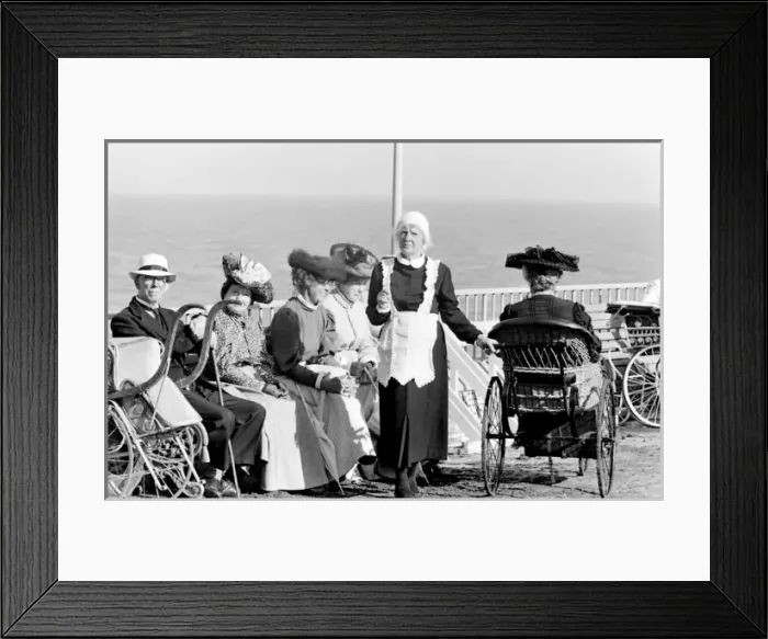 Framed Print : Filming of Half a Sixpence, Eastbourne, Sussex Framed Print : Filming of Half a Sixpence, Eastbourne, Sussex