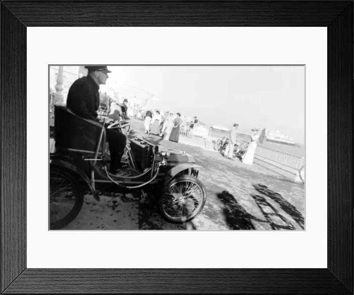 Framed Print : Filming of Half a Sixpence, Eastbourne, Sussex Framed Print : Filming of Half a Sixpence, Eastbourne, Sussex