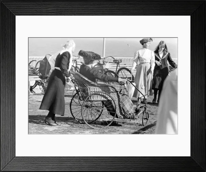 Framed Print : Filming of Half a Sixpence, Eastbourne, Sussex Framed Print : Filming of Half a Sixpence, Eastbourne, Sussex