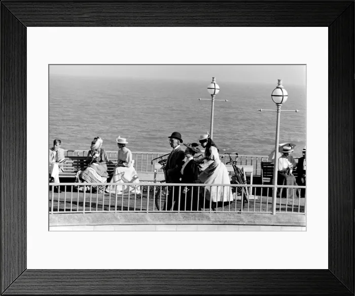 Framed Print : Filming of Half a Sixpence, Eastbourne, Sussex Framed Print : Filming of Half a Sixpence, Eastbourne, Sussex