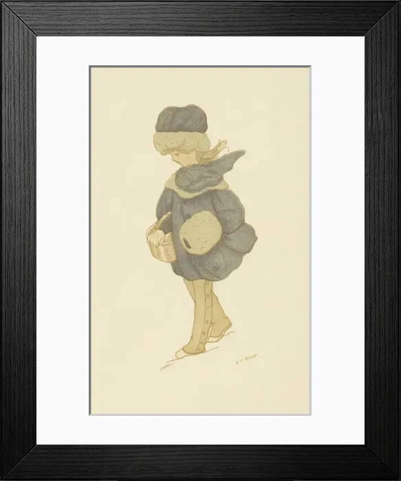 Framed Print : Fashionable Edwardian children Framed Print : Fashionable Edwardian children