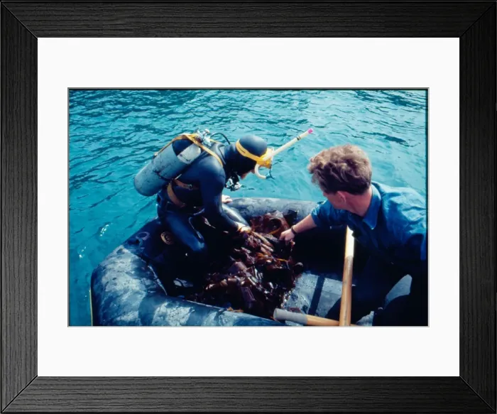 Framed Print : Tessyman family, seaweed farmers, Dartmouth, Devon Framed Print : Tessyman family, seaweed farmers, Dartmouth, Devon