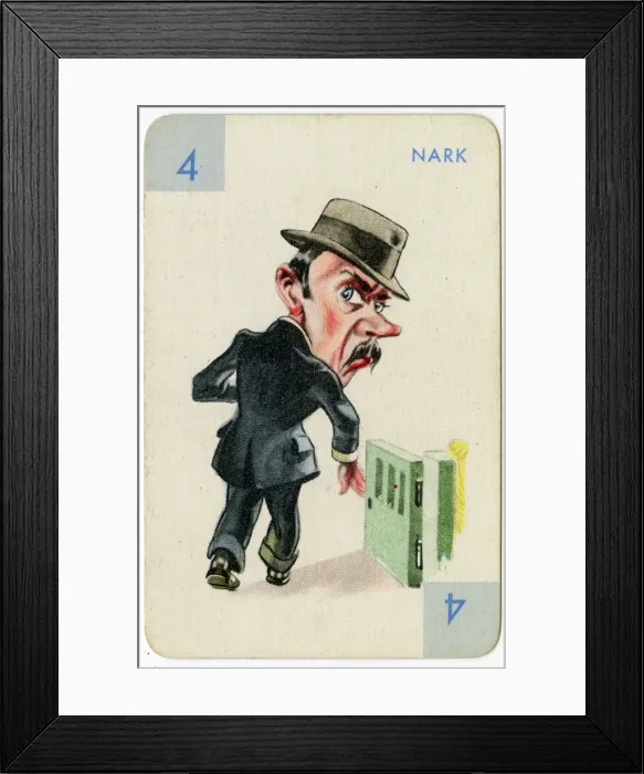 Framed Print : Strip tease card game - Prudie suit - Nark Framed Print : Strip tease card game - Prudie suit - Nark