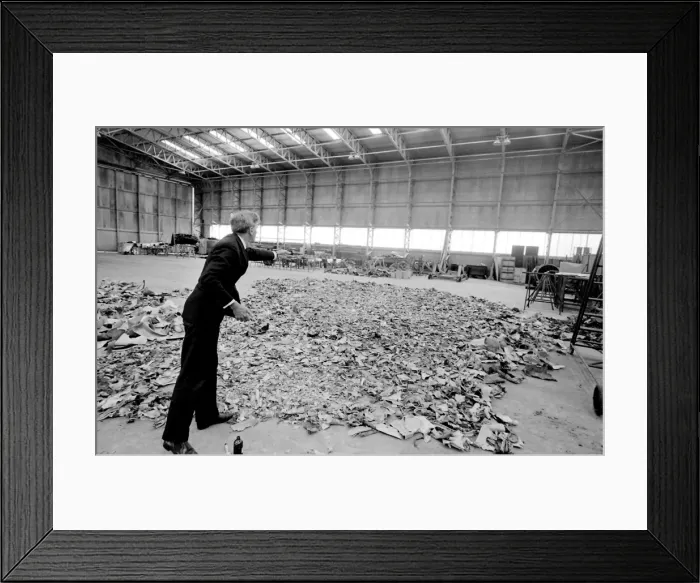 Framed Print : Air crash investigator at work Framed Print : Air crash investigator at work