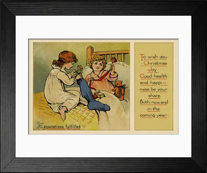 Framed Print : The Christmas stocking Framed Print : The Christmas stocking