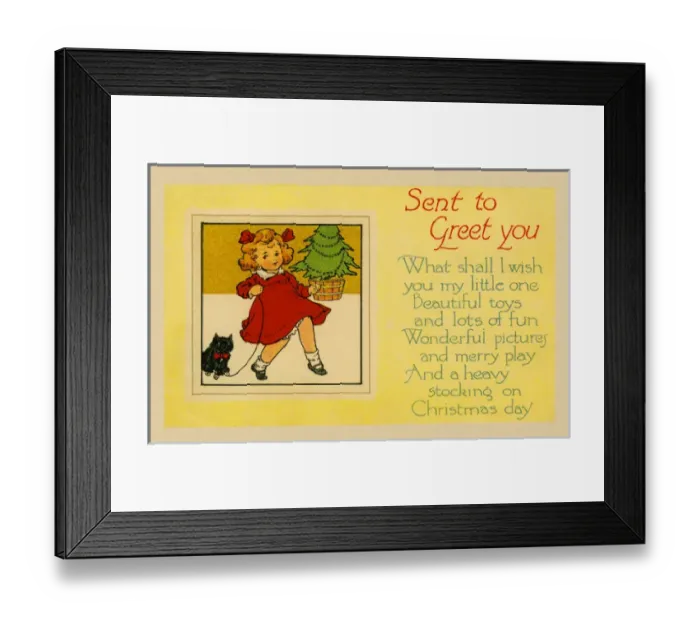 Framed Print : Girl & her toy cat Framed Print : Girl & her toy cat