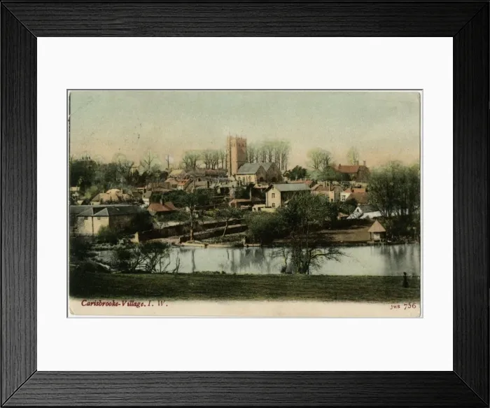 Framed Print : Carisbrooke, Isle of Wight, Hampshire - The Village Framed Print : Carisbrooke, Isle of Wight, Hampshire - The Village
