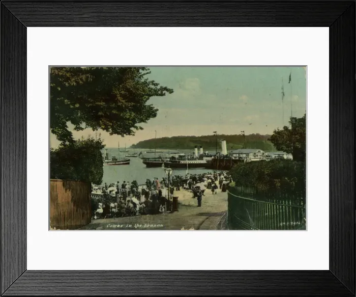 Framed Print : Cowes, Isle of Wight, Hampshire - During the High Season Framed Print : Cowes, Isle of Wight, Hampshire - During the High Season