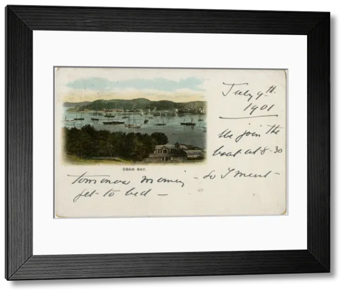 Framed Print : Oban Bay - Argyll & Bute, Scotland Framed Print : Oban Bay - Argyll & Bute, Scotland
