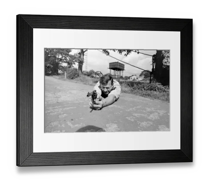 Framed Print : Police Gun School, North London Framed Print : Police Gun School, North London