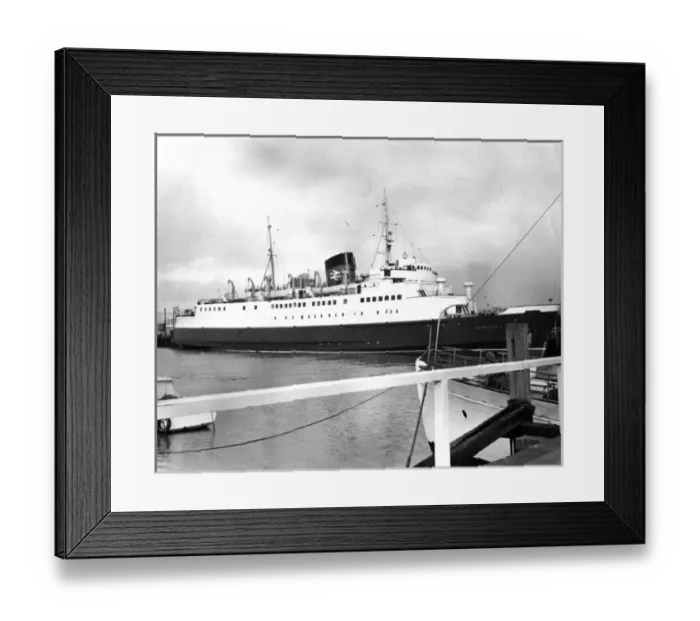 Framed Print : Normannia car ferry at Newhaven, East Sussex Framed Print : Normannia car ferry at Newhaven, East Sussex
