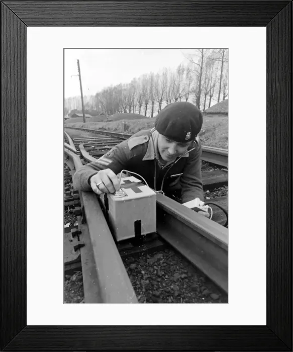 Framed Print : Bomb Disposal School, Bramley, Hampshire Framed Print : Bomb Disposal School, Bramley, Hampshire