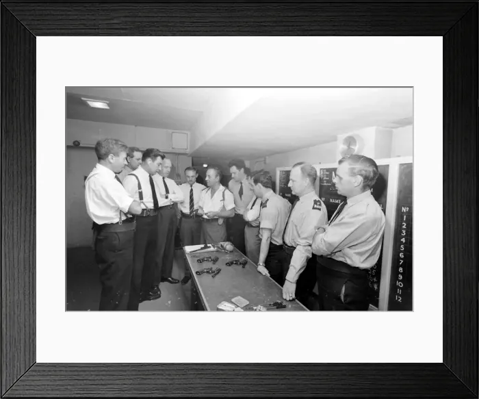 Framed Print : Police Gun School, North London Framed Print : Police Gun School, North London